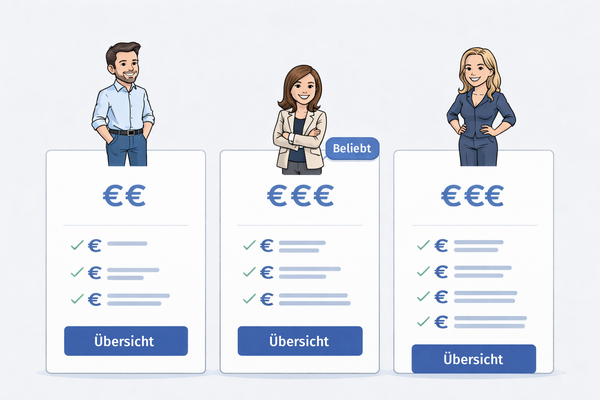 Schaubild Preisübersicht.