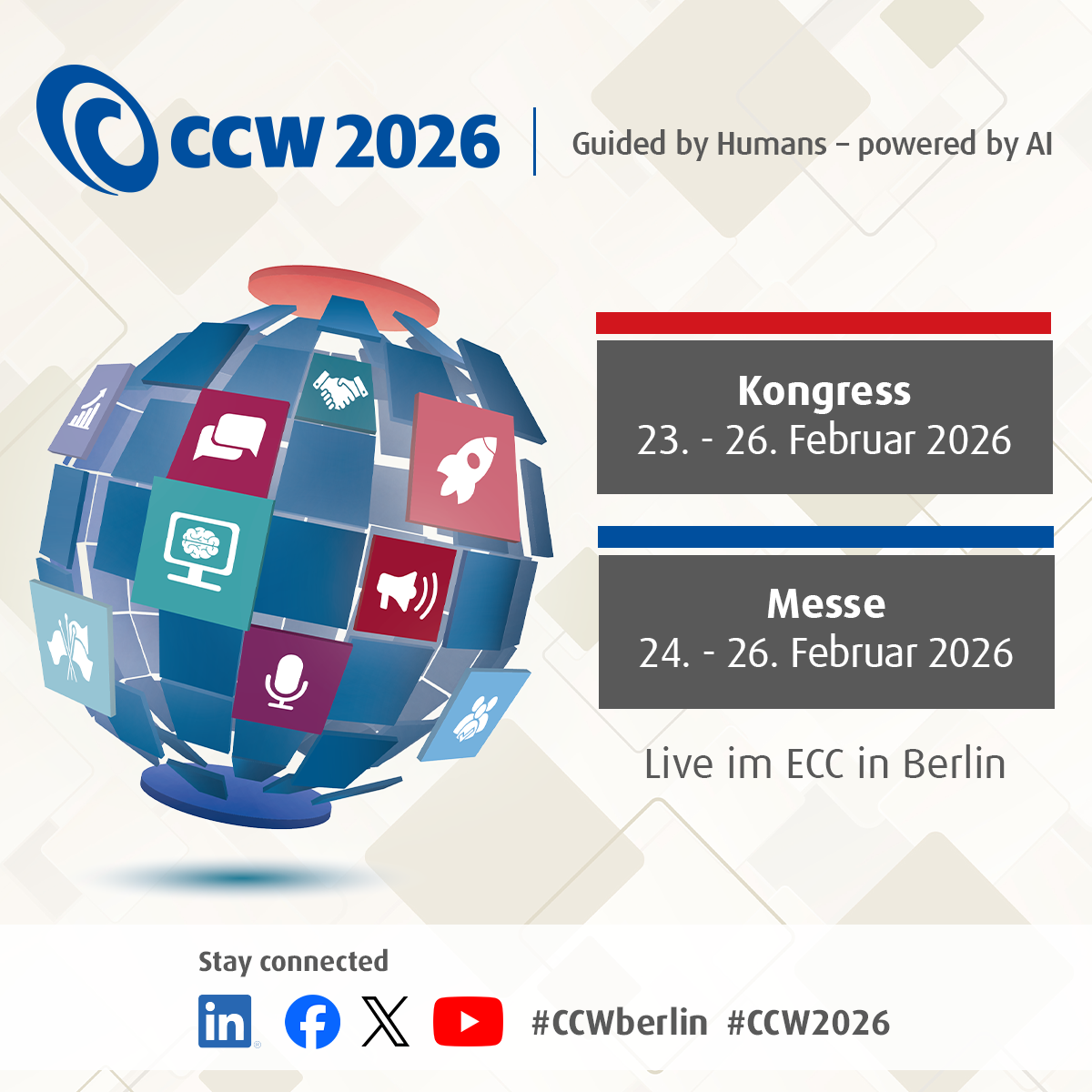 Banner CCW 2026 mit Veranstaltungsort und Datum.