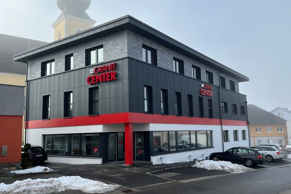 peoplefone Austria Bürogebäude im Winter