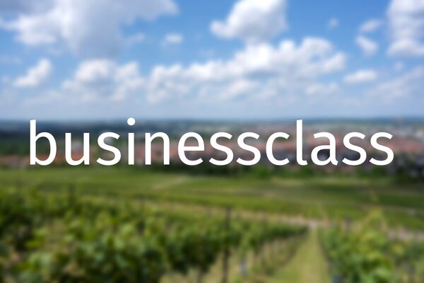Schriftzug businessclass