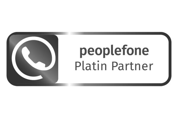 Logo peoplefone Platin Partner