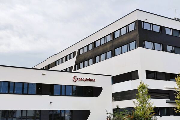 Außenansicht peoplefone Office in Fellbach
