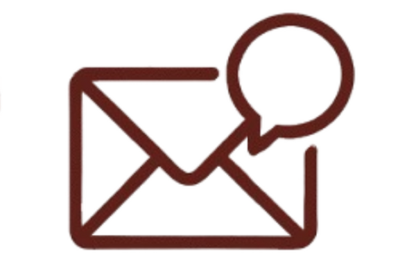 Icon mit Mail und Sprechblase.