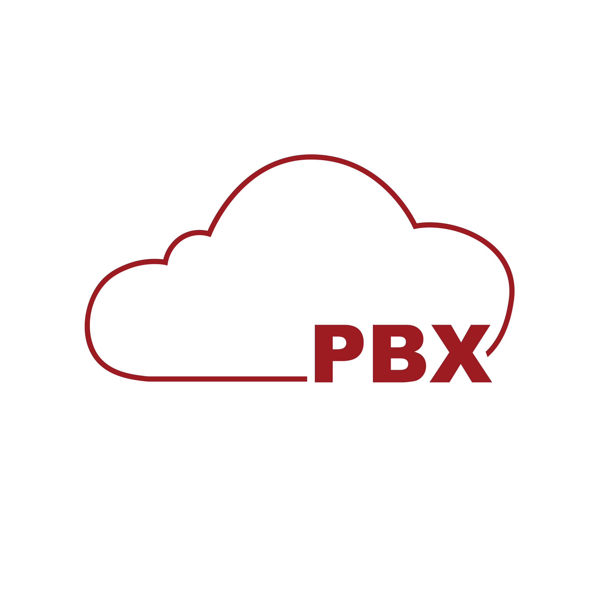 Produkt Icon als Wolke mit peoplefone HOSTED.