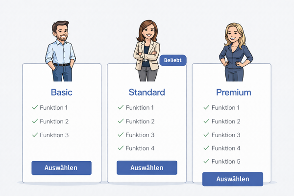 Schaubild Tarifübersicht.