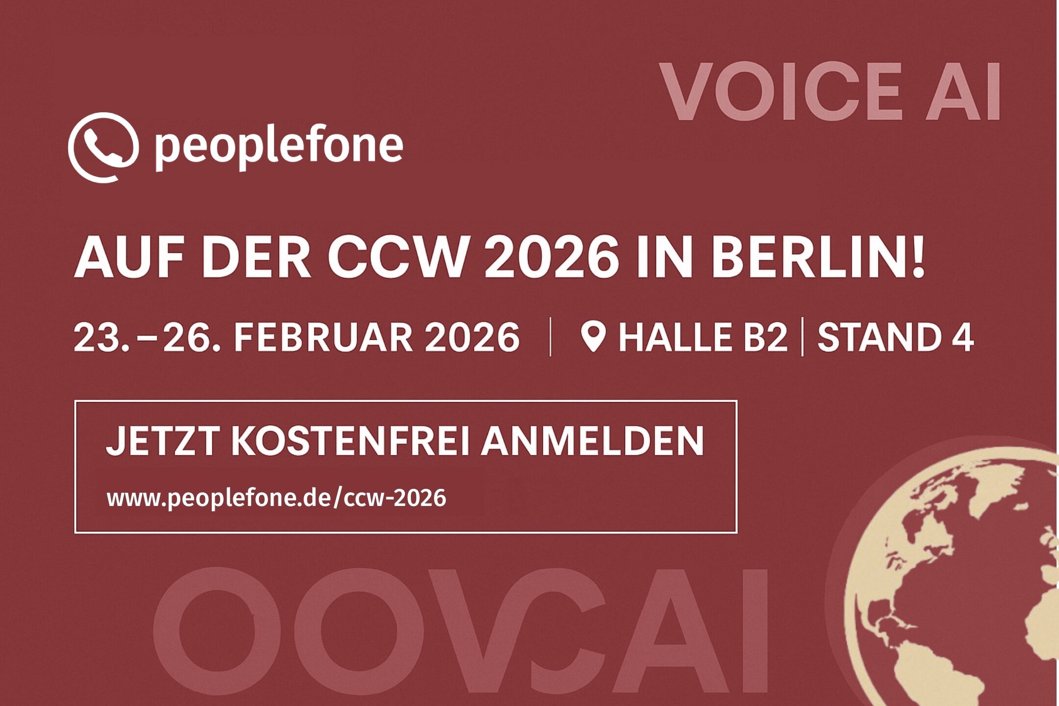 Banner CCW 2026 mit Datum und Ort der Veranstaltung.