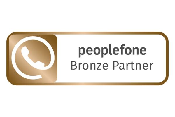 Logo peoplefone Bronze Partner